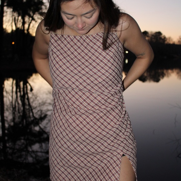 Princess Polly Plaid Dress - Picture 2 of 4